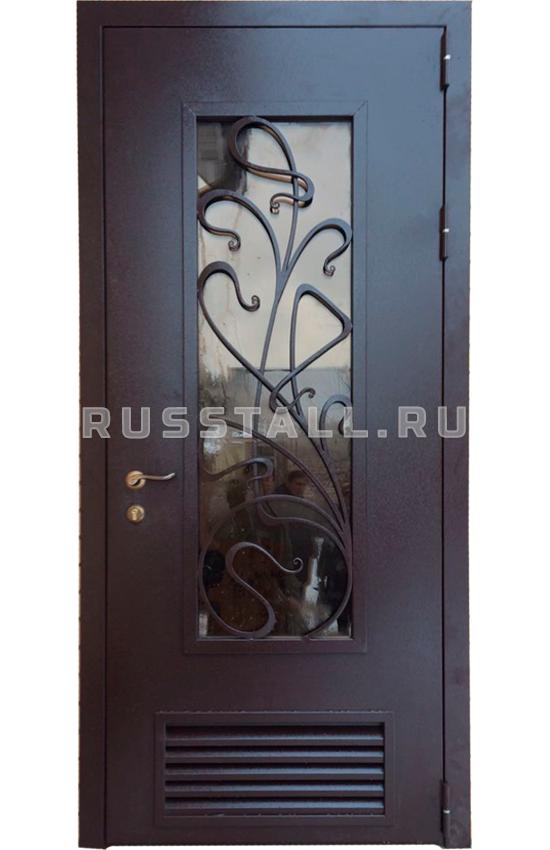 Металлическая техническая входная дверь RS47