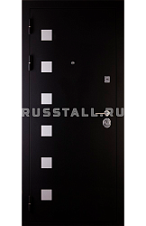 Красивая входная дверь с порошковым напылением RS42 - Изображение